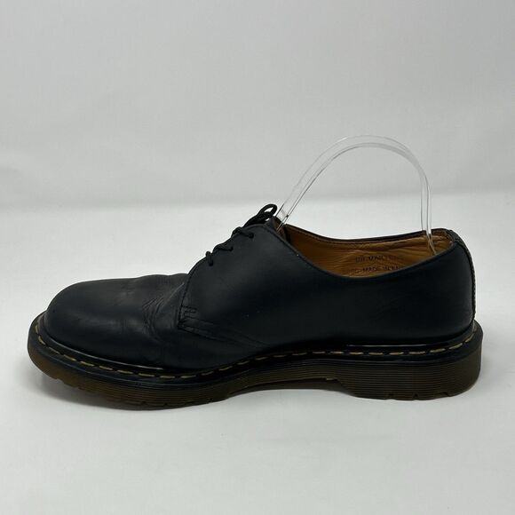 Dr. Martens 1461 Made in England Black Leather Gibson Oxford Shoes Men’s 8 main image 6